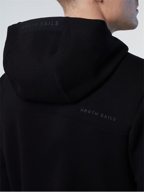 HOODED FULL ZIP SWEATSHIRT W/LOGO NORTH SAILS | 691267/999